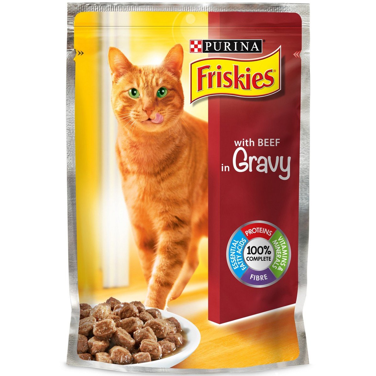 Purina Friskies With Beef In Gravy 100 g
