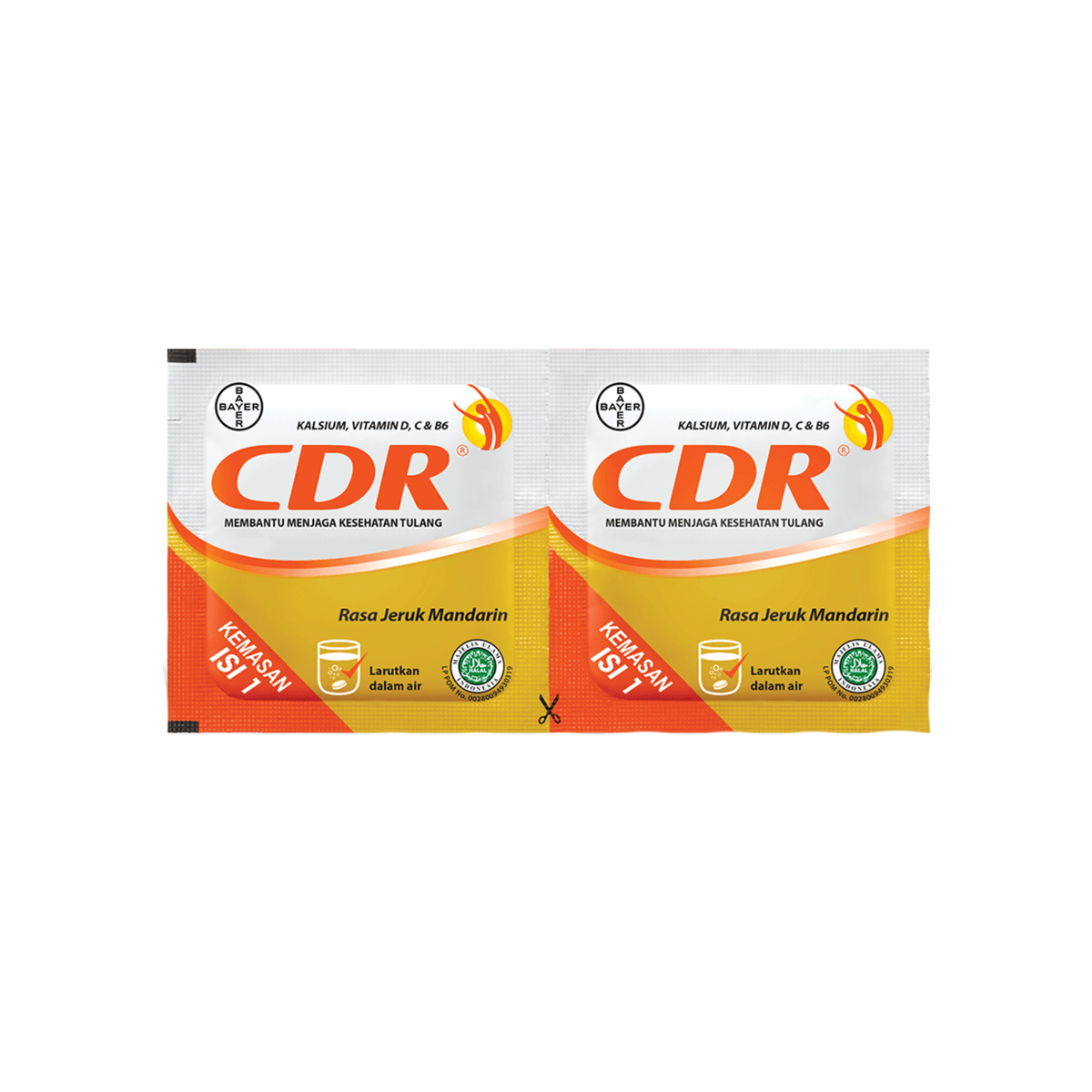 CDR Calsium Vit Orange 2 Strip