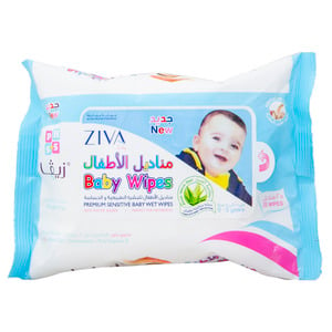 Buy Ziva Baby Wipes Premium Sensitive 25pcs Online at Best Price | Baby Wipes | Lulu UAE in UAE