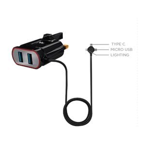 Smart Travel Charger+3 in1 Cable HC01