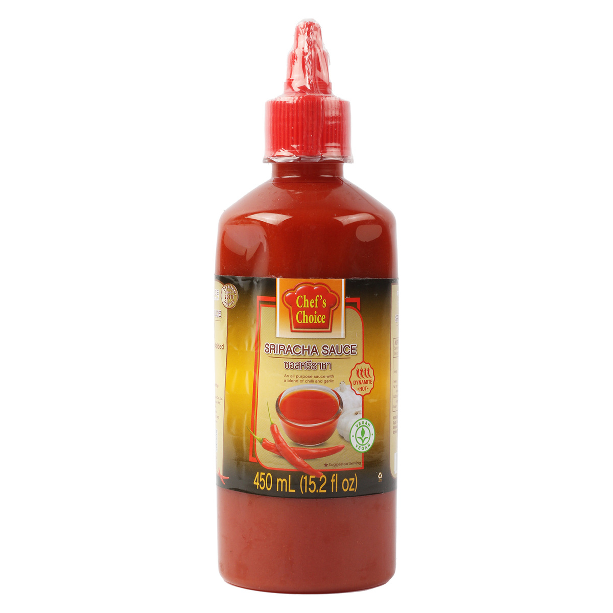 Chef's Choice Sriracha Chilli Sauce Squeeze 450ml