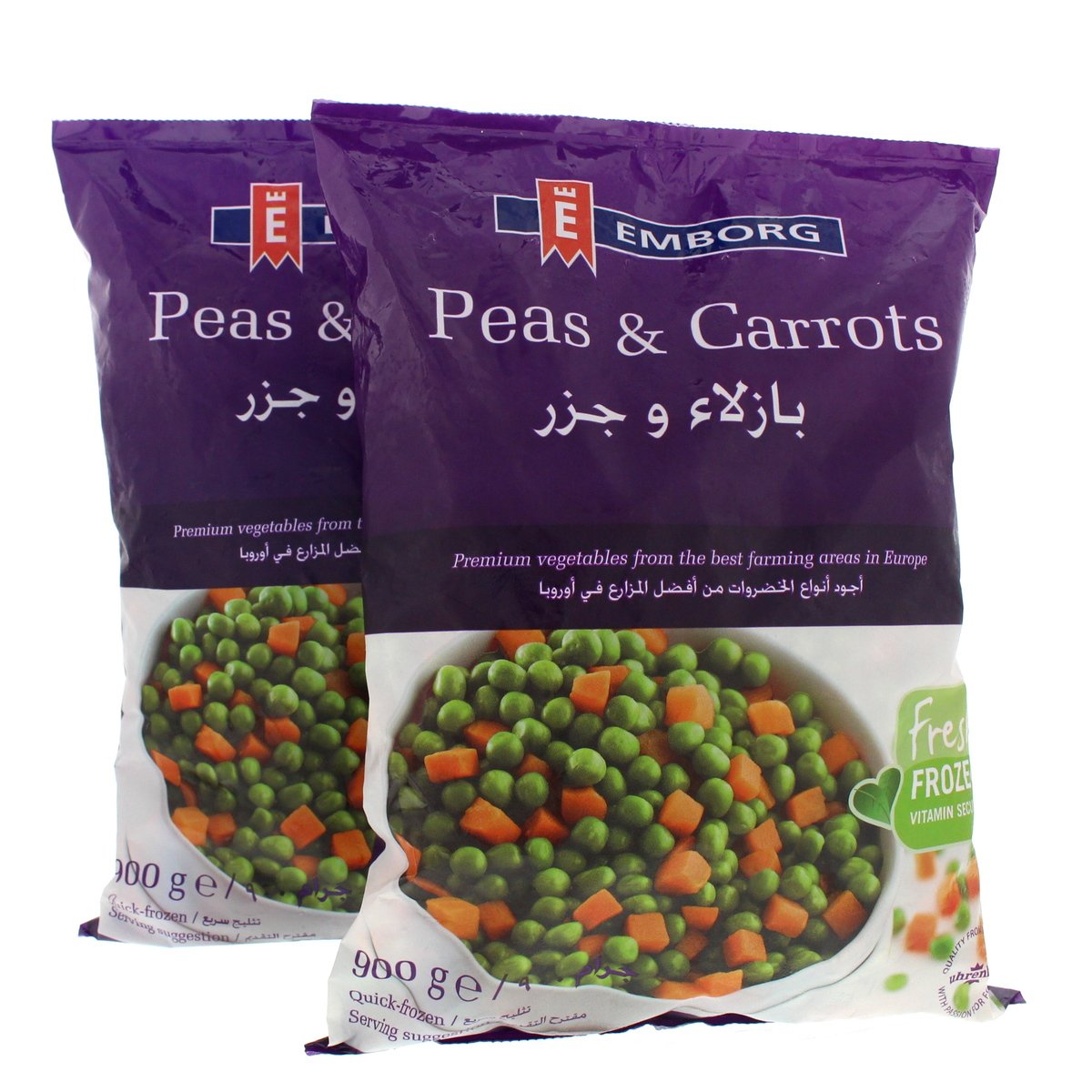 Emborg Peas & Carrots Mix 2 x 900 g