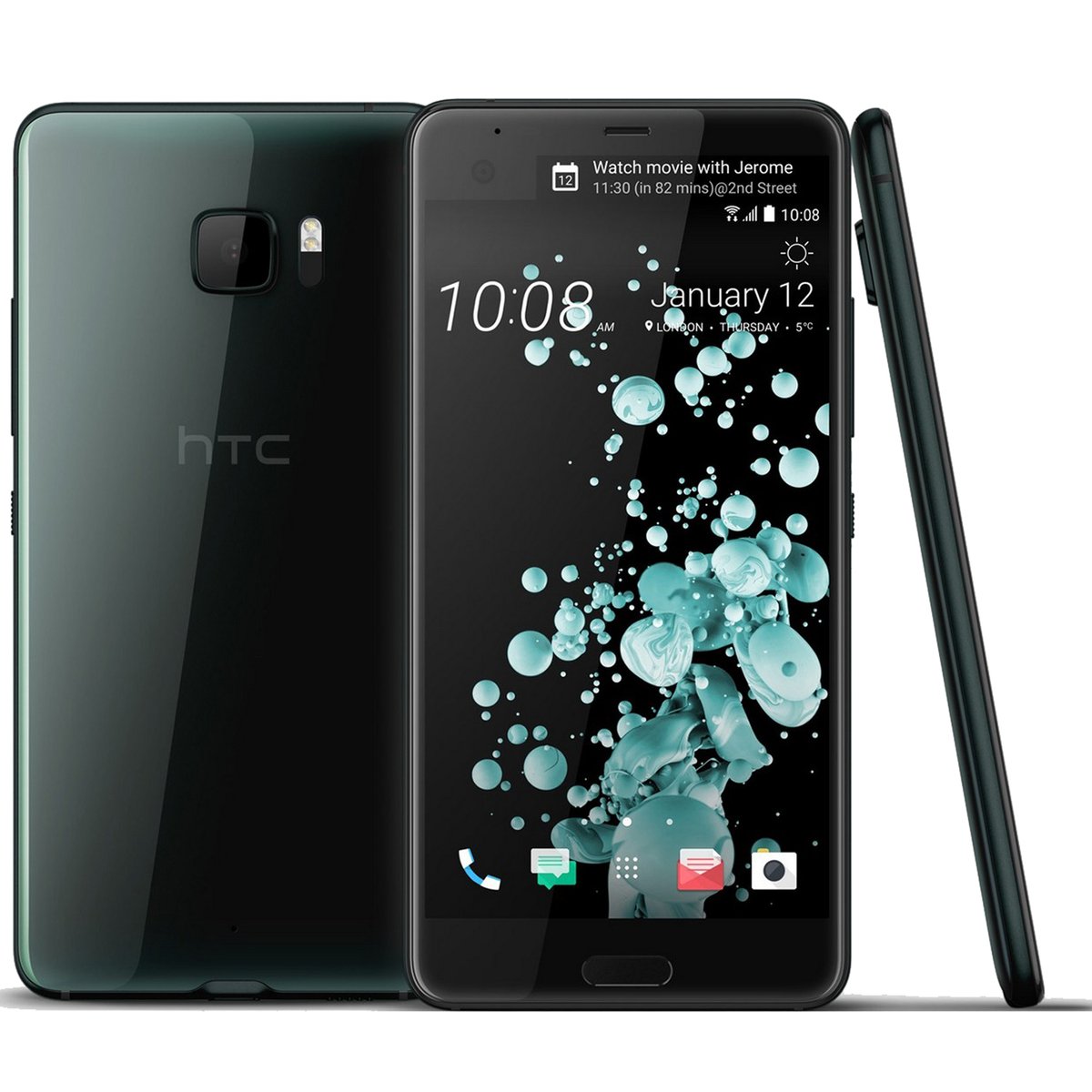 HTC U Ultra 64 GB Brilliant Black
