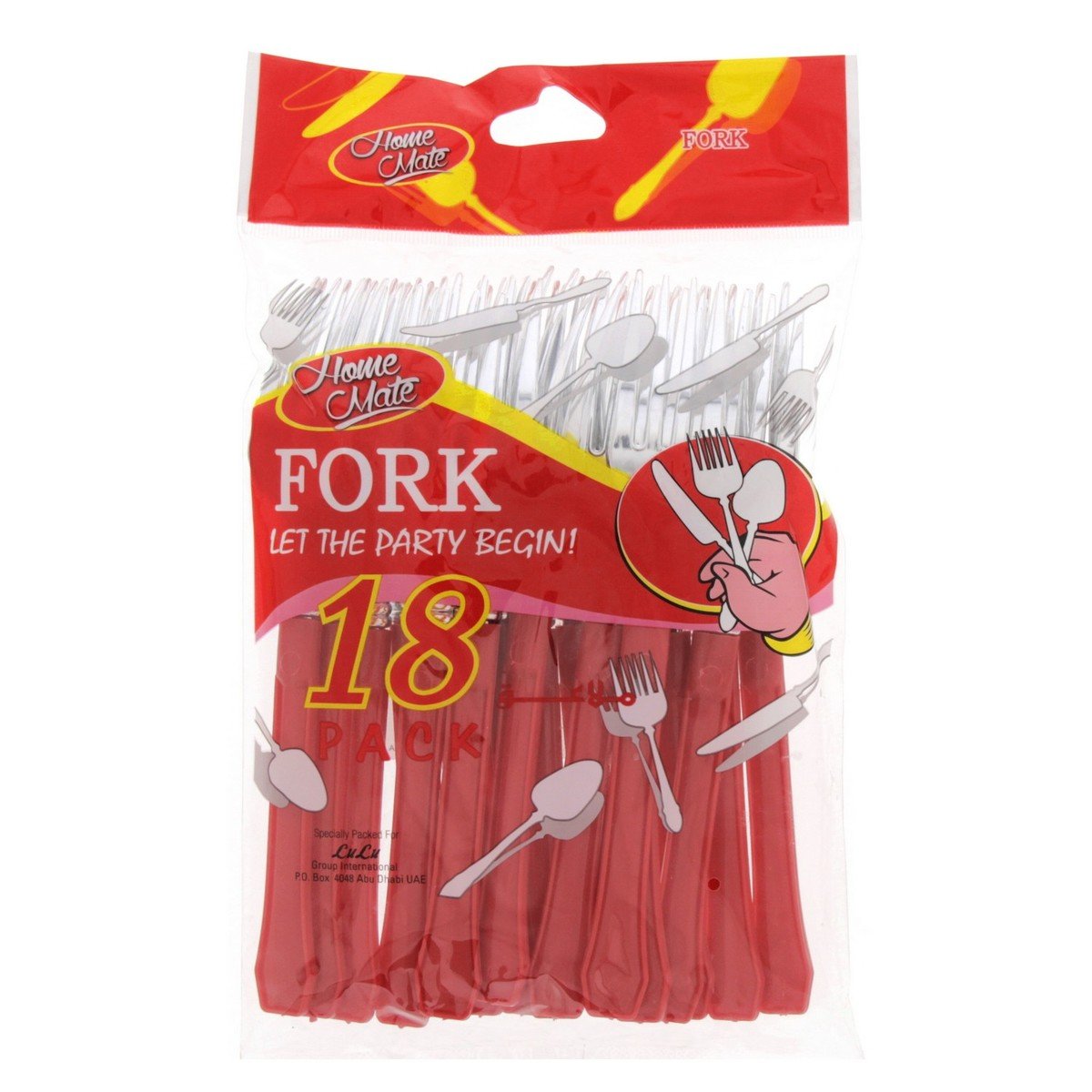 Home mate Plastic Fork 18pcs