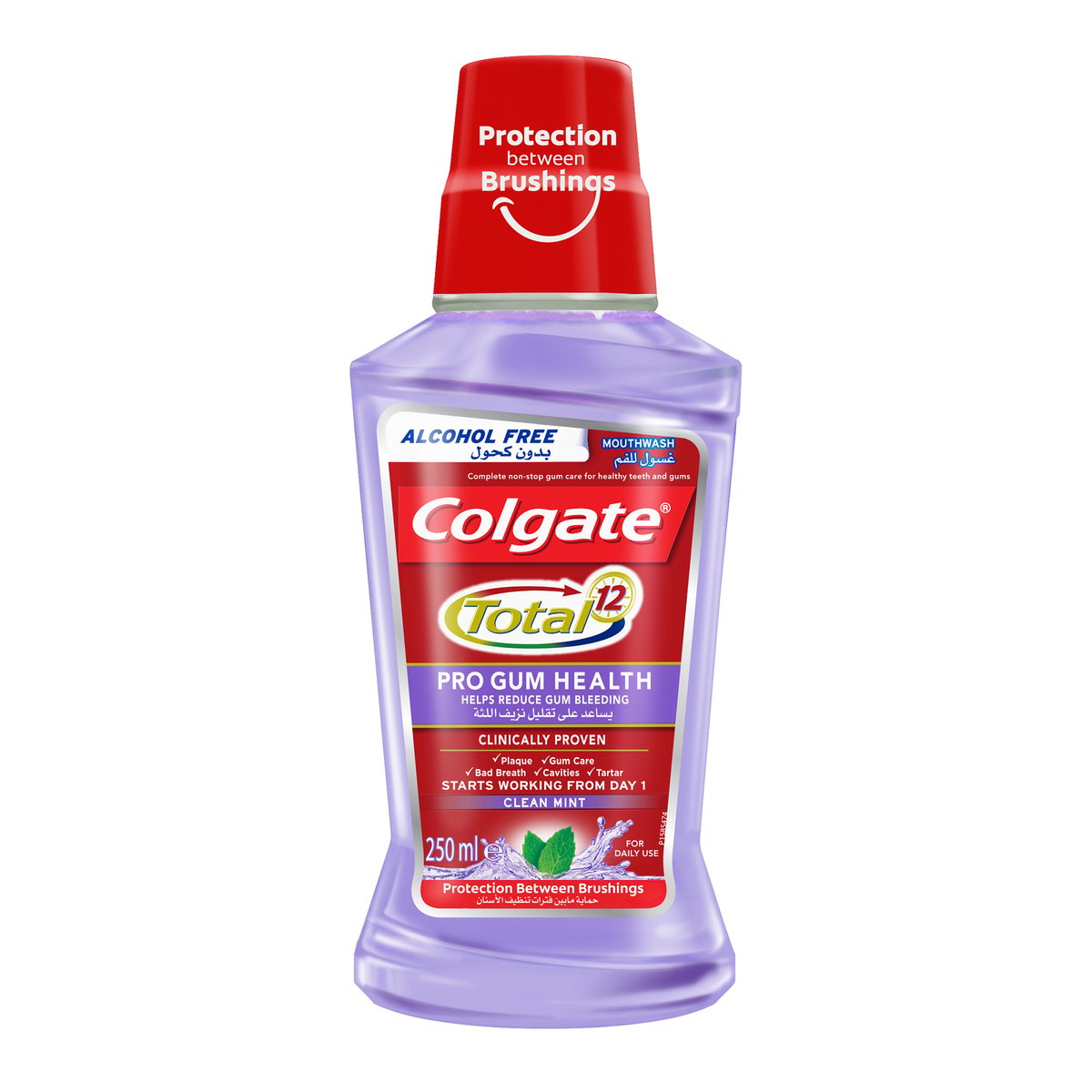 Colgate Mouthwash Total Clean Mint Pro Gum Health 250 ml