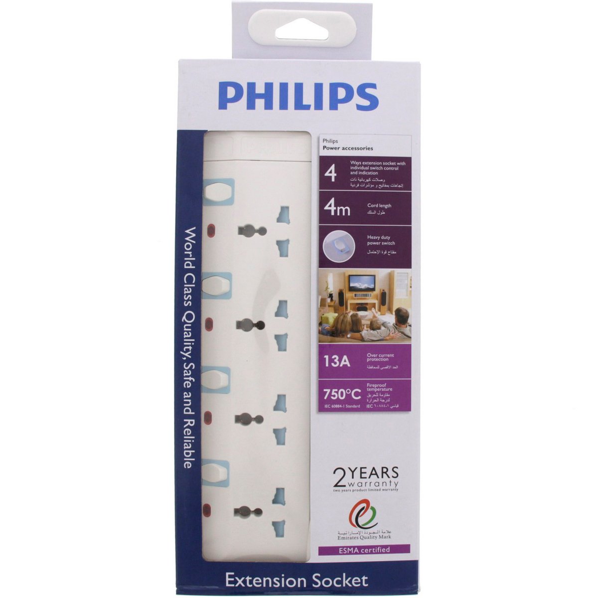 Philips Extension 4Way 4Mtr