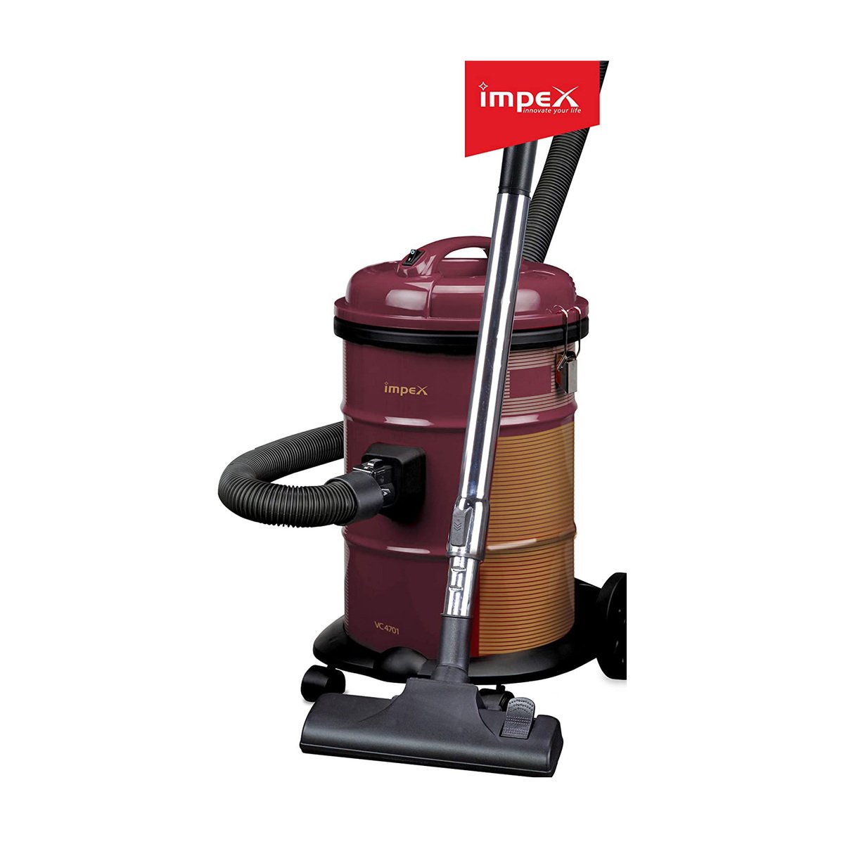 Impex Drum Vacuum Cleaner VC4701 2000W