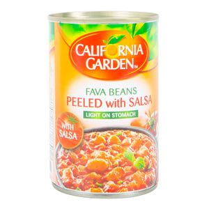 California Garden Peeled Fava Beans With Salsa 450 g
