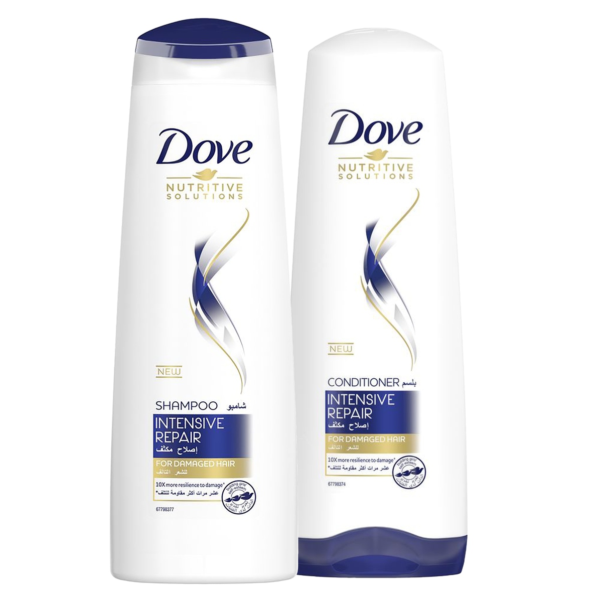 Dove Nutritive Solutions Intensive Rescue Conditioner Value Pack 350 ml + Shampoo 400 ml