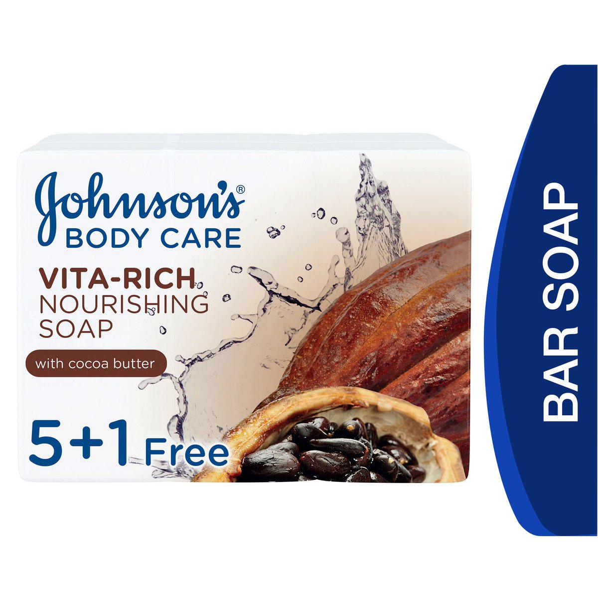 Johnson's Body Soap Vita-Rich Nourishing 125 g 5 + 1