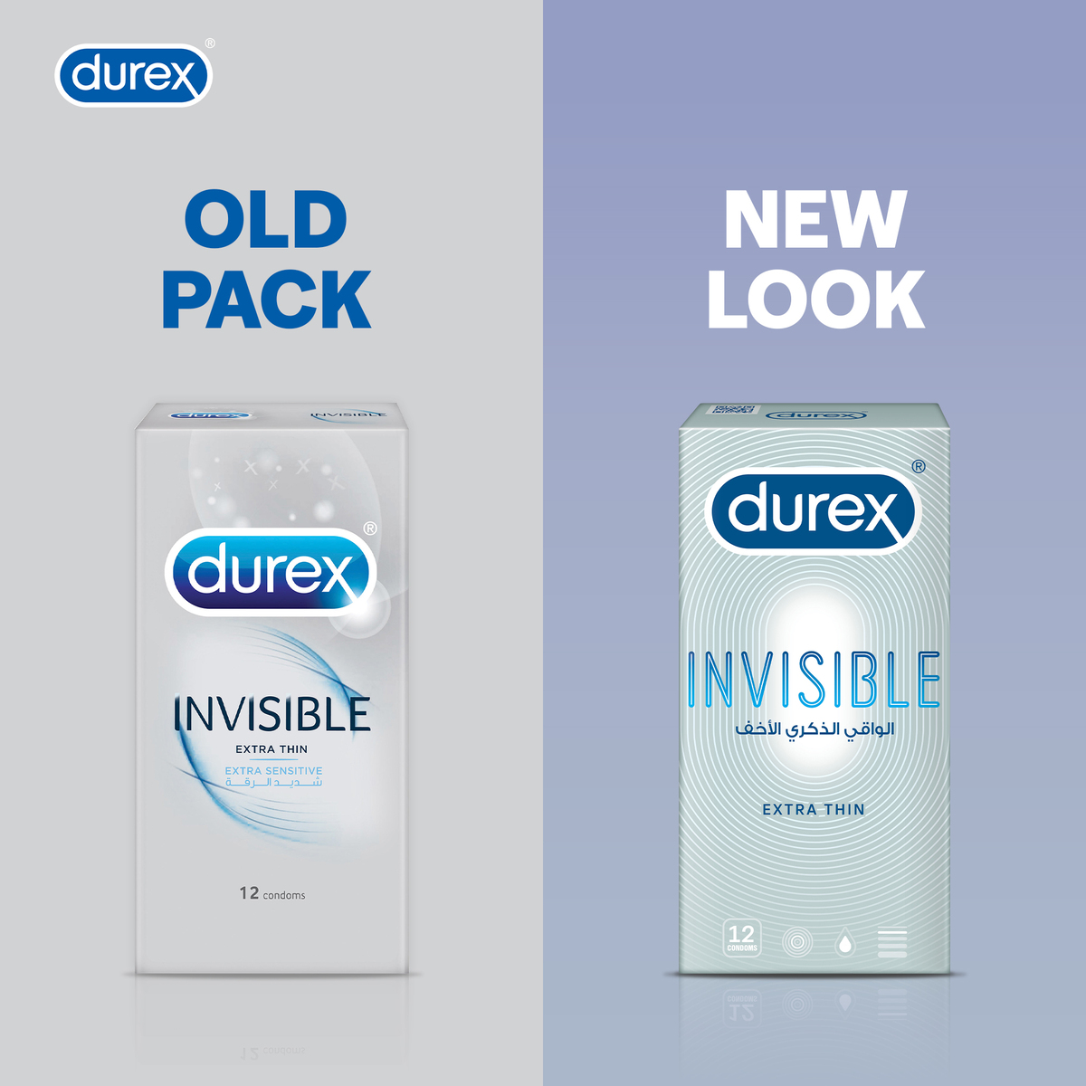 Durex Invisible Extra Thin Condom 12 pcs