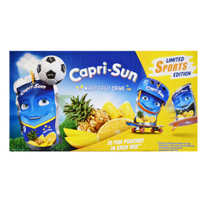 اشتري قم بشراء Capri Sun Mixed Fruit Juice Value Pack 10 x 200ml Online at Best Price من الموقع - من لولو هايبر ماركت Fruit Drink Tetra في الكويت
