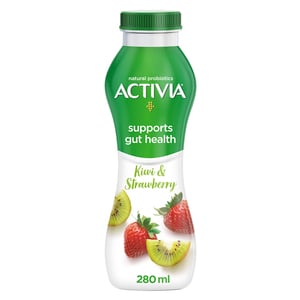 Activia Go Drinkable Yoghurt Kiwi & Strawberry 280ml
