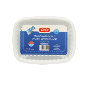 LuLu Plastic Trays White 500g