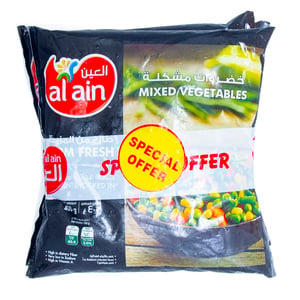 Al Ain Mixed Vegetables 3 x 400g