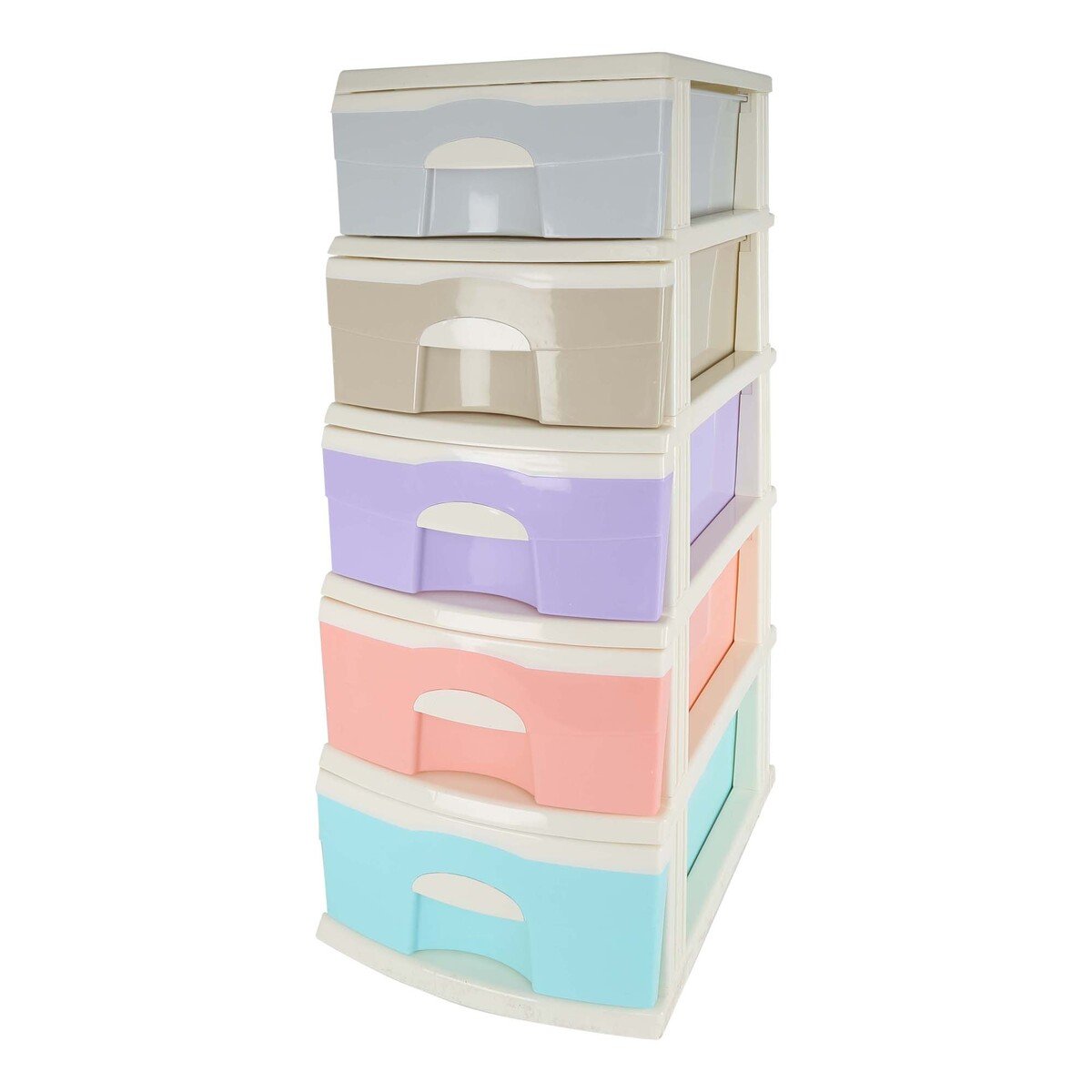 Home Plastic Drawer 5Layer 7715 Assorted Colors