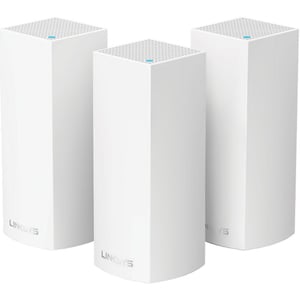 Linksys Velop Tri-band AC6600 Whole Home Wi-Fi Mesh System, pack of 3 (WHW0303-ME) White
