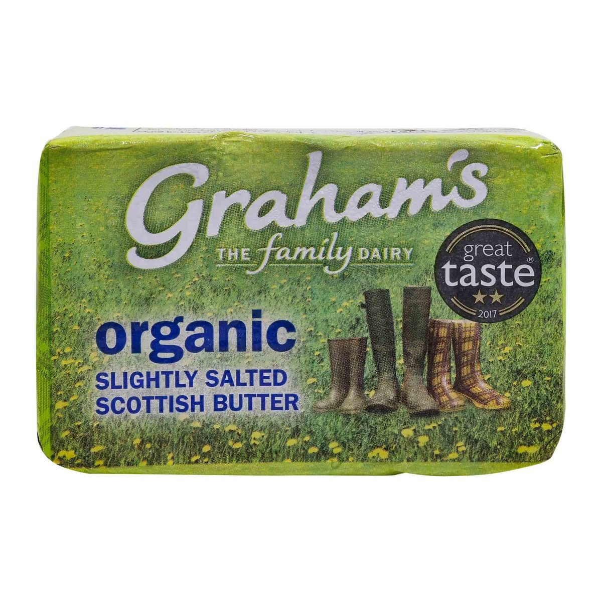 Graham's Organic Slightly Salted Scottish Butter 250g