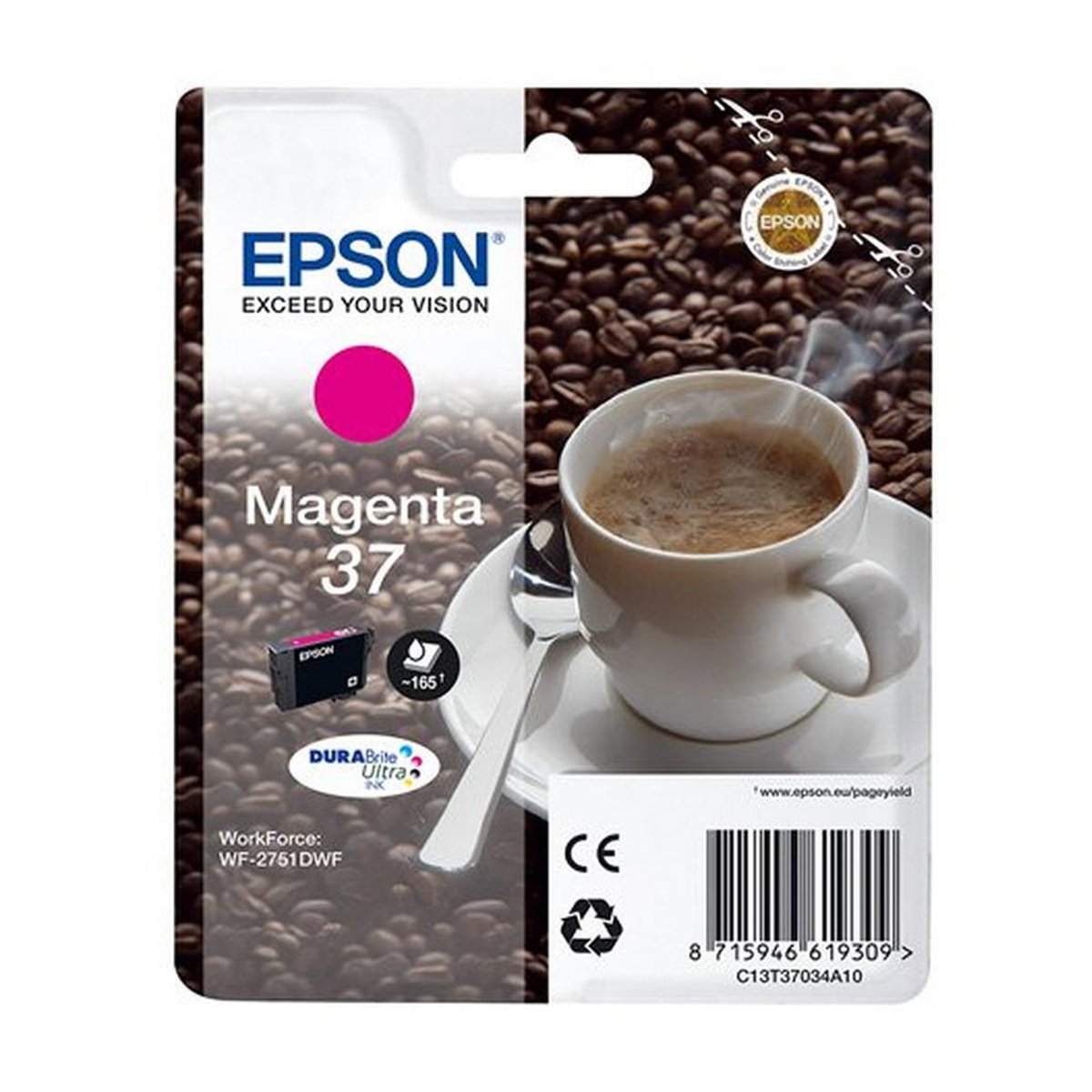 Epson Ink Cartridge 37 Magenta