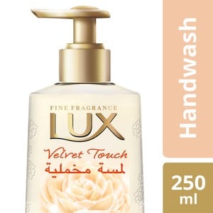 Buy Lux Perfumed Hand Wash Velvet Touch, 250 ml Online at Best Price | Liquid Hand Wash | Lulu UAE in Kuwait