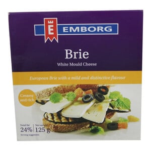 Emborg Brie Cheese 125g