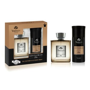 Buy Yardley EDT Gentleman Elite 100 ml + Deodorant Body Spray For Men 150 ml Online at Best Price | Eau De Toilette -Men | Lulu Kuwait in Kuwait