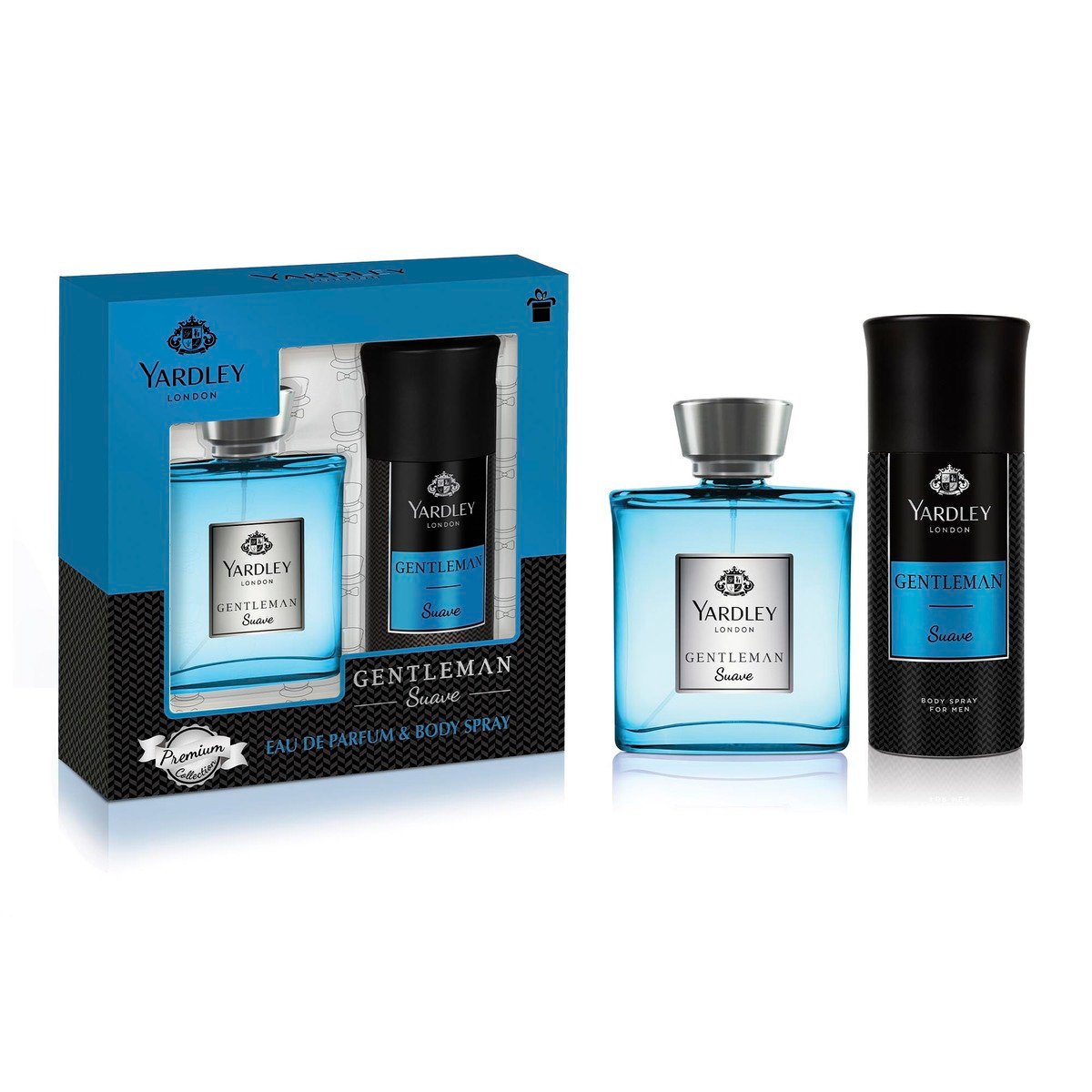 Yardley Perfume EDT For Men Gentleman Suave 100 ml + Body Spray 150 ml