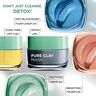 L'Oreal Paris Skin Care Pure Clay Black Mask Detoxifies & Clarifies 50ml