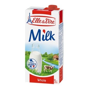 Elle & Vire UHT Milk Whole 1Litre