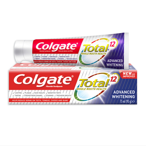 Colgate Fluoride Toothpaste Total Advanced Whitening 75ml