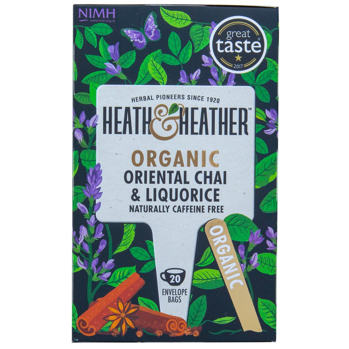 Heath & Heather Organic Oriental Chai & Liquorice 20 pcs