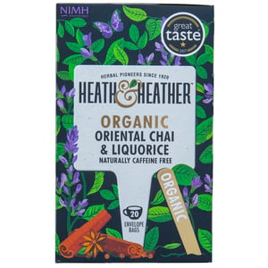 Heath & Heather Organic Oriental Chai & Liquorice 20pcs