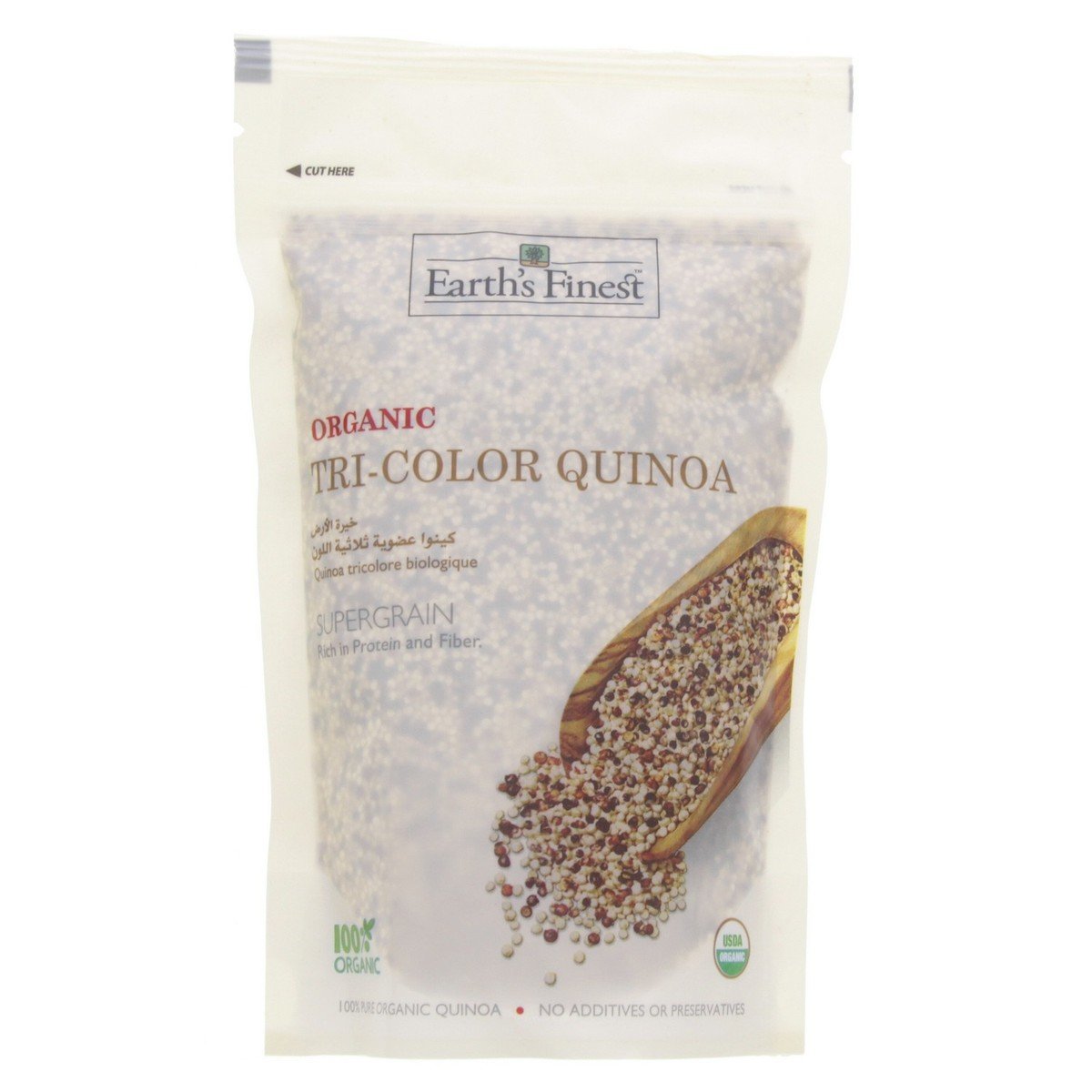Buy Earths Finest Organic Tri Color Quinoa 340 g Online at Best Price | Organic Food | Lulu UAE in UAE