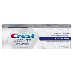 Buy Crest 3D White Brilliance Perfection Toothpaste 75 ml Online at Best Price | Tooth Paste | Lulu KSA in Kuwait