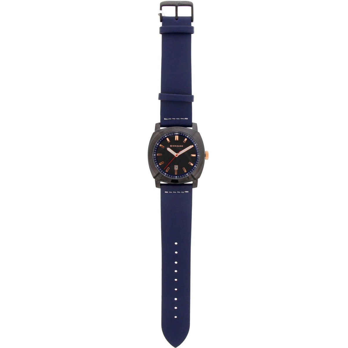 Giordano Men's Analog Watch Blue Strap With Black Dial - 1789-08