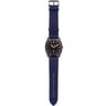 Giordano Men's Analog Watch Blue Strap With Black Dial - 1789-08