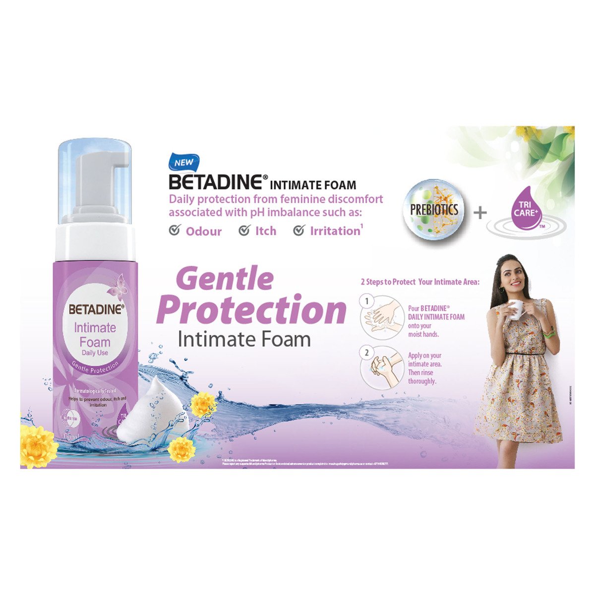 Betadine Intimate Foam with Gentle Protection 100ml