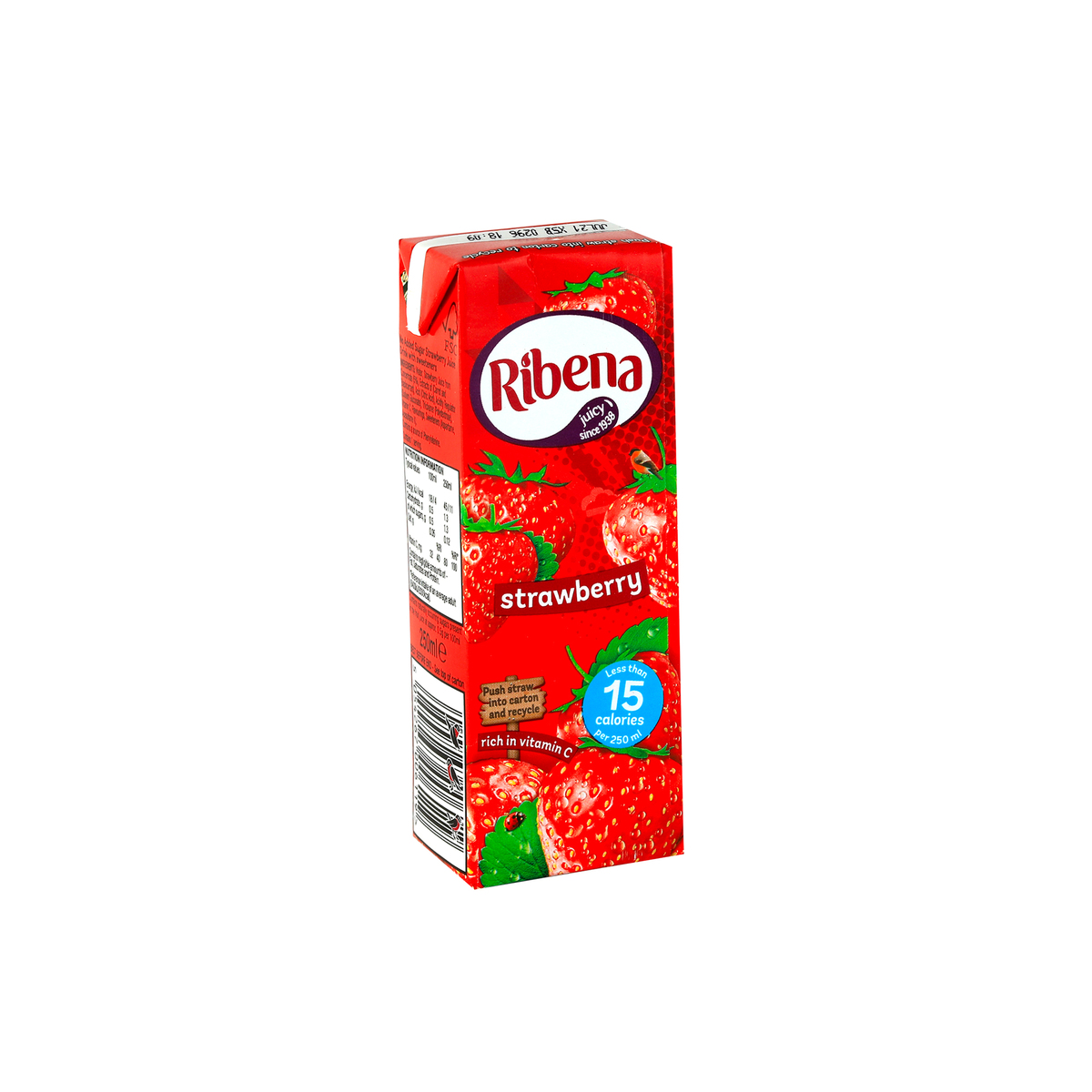 Ribena Juice Strawberry 250ml