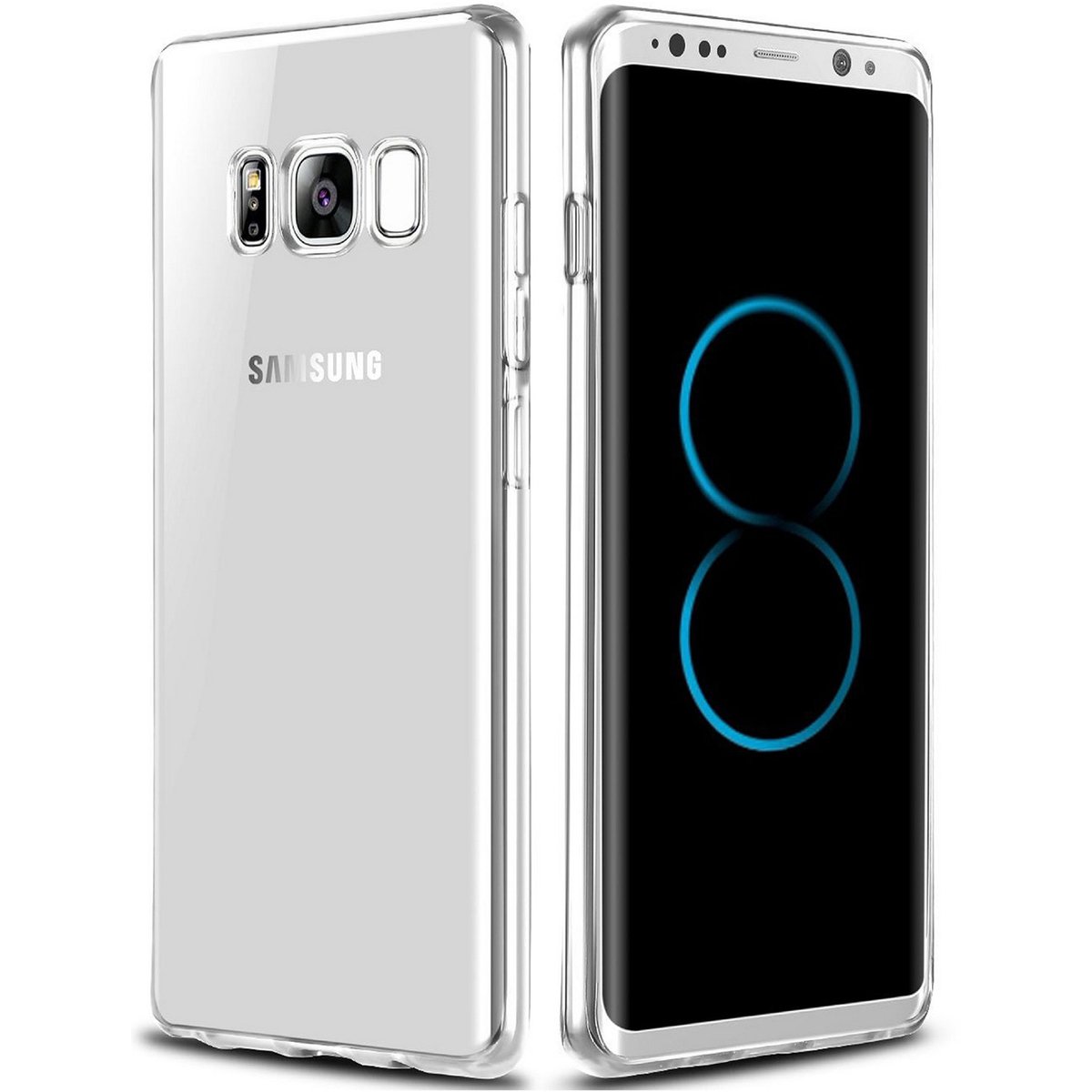 Trands Galaxy S8 Transparent Clear Case TR-CC725