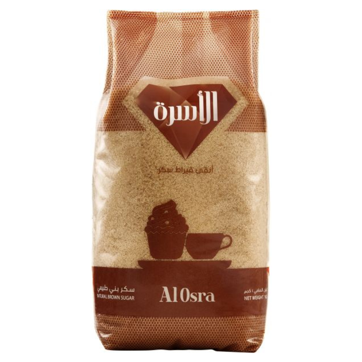 Buy Al Osra Natural Brown Sugar 1kg Online at Best Price | Brown Sugar | Lulu KSA in Saudi Arabia
