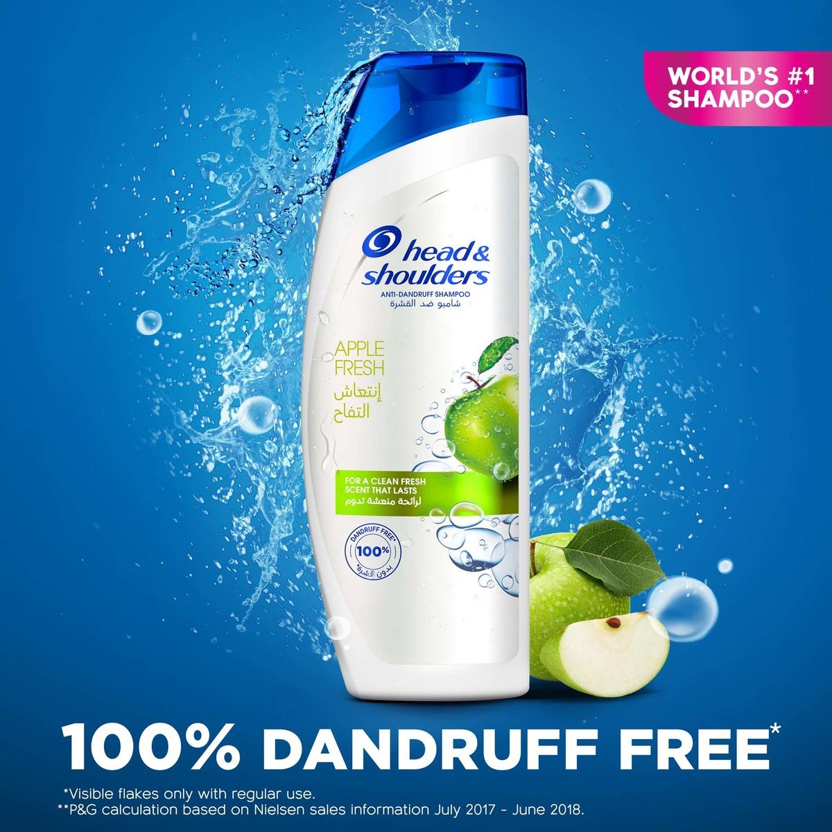Head & Shoulders Apple Fresh Anti-Dandruff Shampoo 600 ml