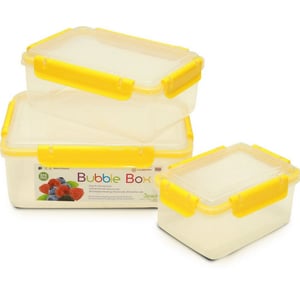 Bee Microwave Food  Container Set 3pcs 1900ml,1100ml,550ml