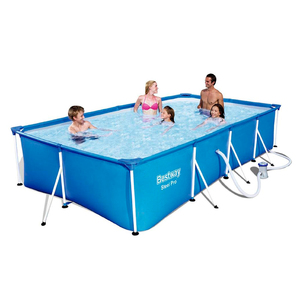 Bestway Rectangle Family Splash Frame Swimming Pool 56424