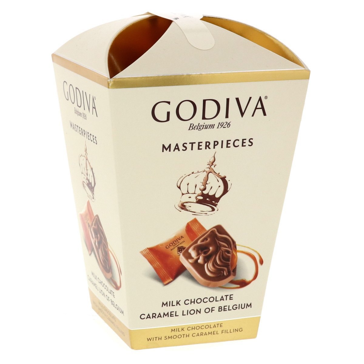 Godiva Masterpieces Milk Chocolate With Smooth Caramel Filling 119 g