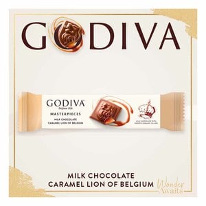 Buy Godiva Master Pieces Milk Chocolate Caramel Lion Of Belgium 30 g Online at Best Price | Boxed Chocolates | Lulu KSA in Kuwait