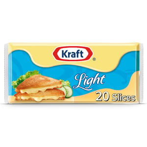 Buy Kraft Cheese Slices Light 400 g Online at Best Price | Sliced Cheese | Lulu Kuwait in Saudi Arabia