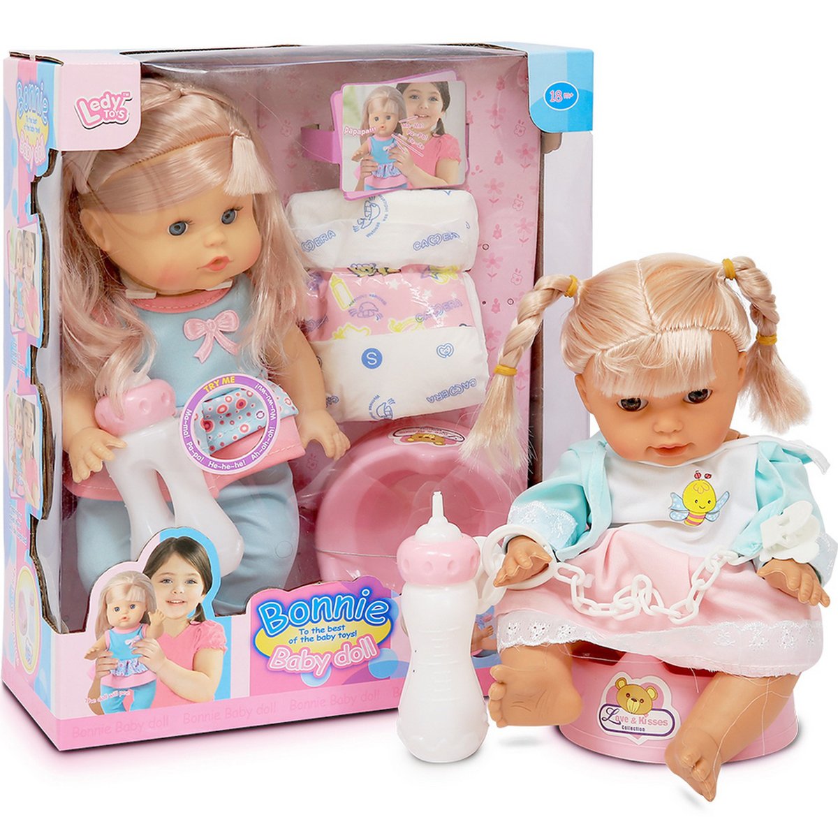 Bonnie Baby Doll LD9908 Assorted  1Pc