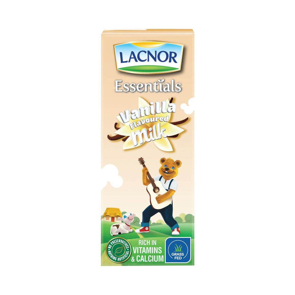 Lacnor Vanilla Flavoured Milk 8 x 180 ml