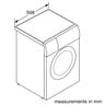 Siemens Front Load Washer & Dryer WD15G46SGC 8/5Kg