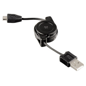 Hama Retractable Micro USB Cable U6104825 0.8metre.
